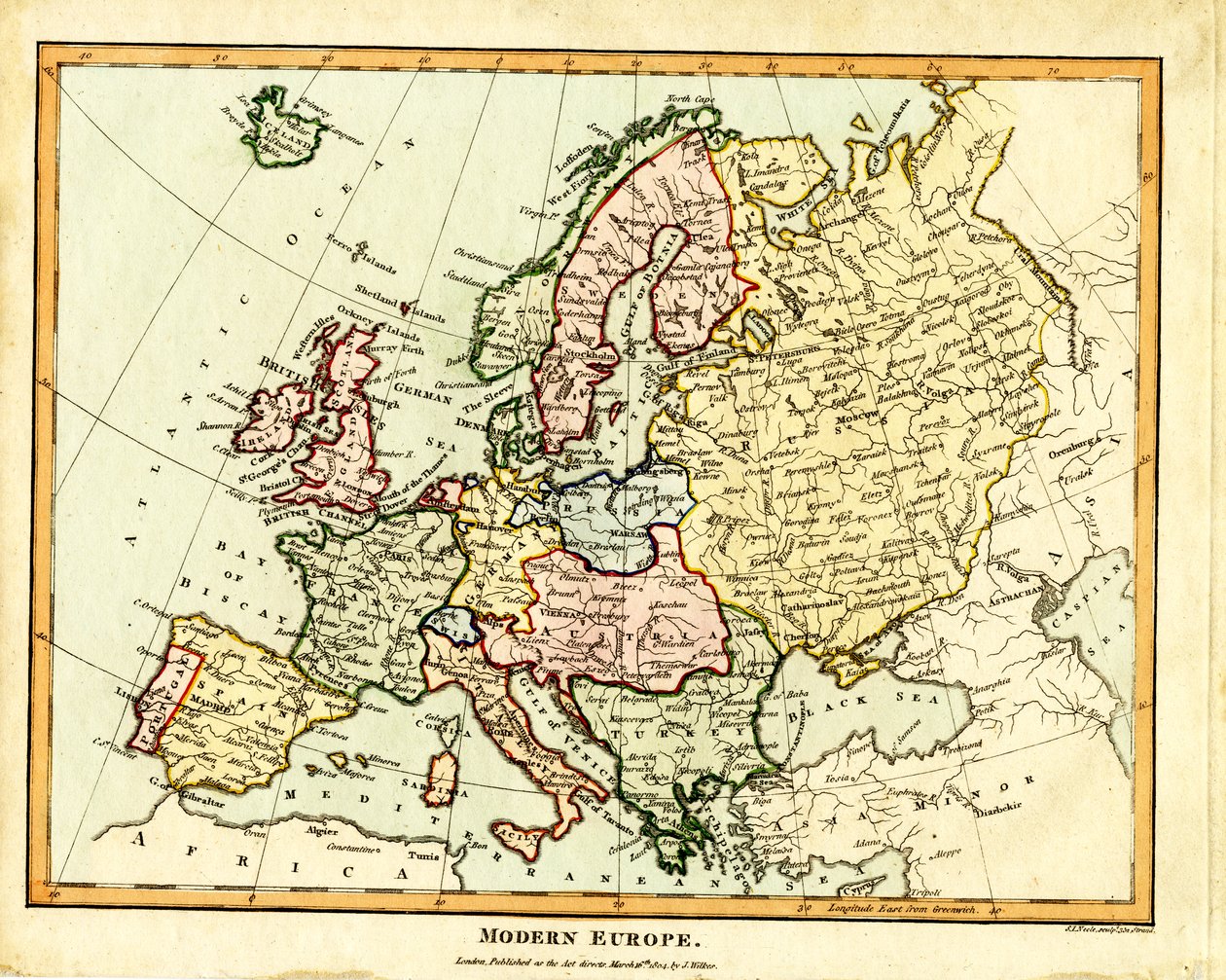 Współczesna Europa autorstwa Samuel John Neele