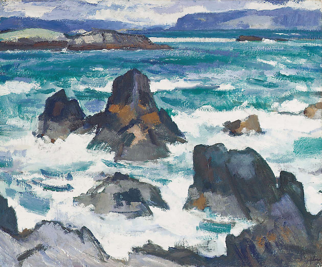 Ciężki dzień, Iona autorstwa Samuel John Peploe