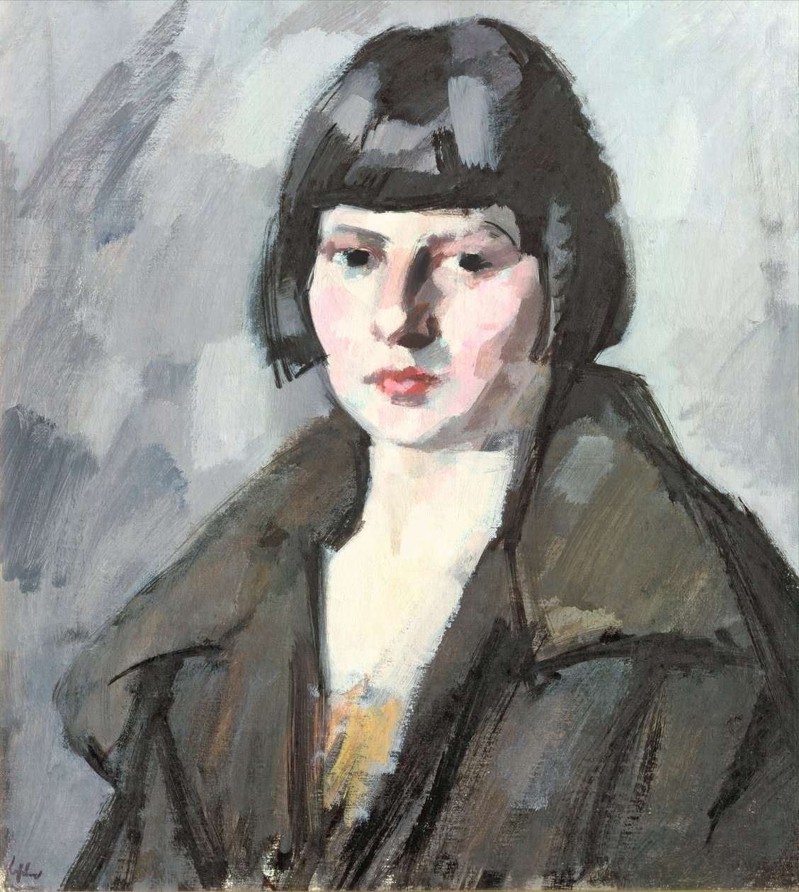 Głowa młodej dziewczyny, ok. 1920 autorstwa Samuel John Peploe