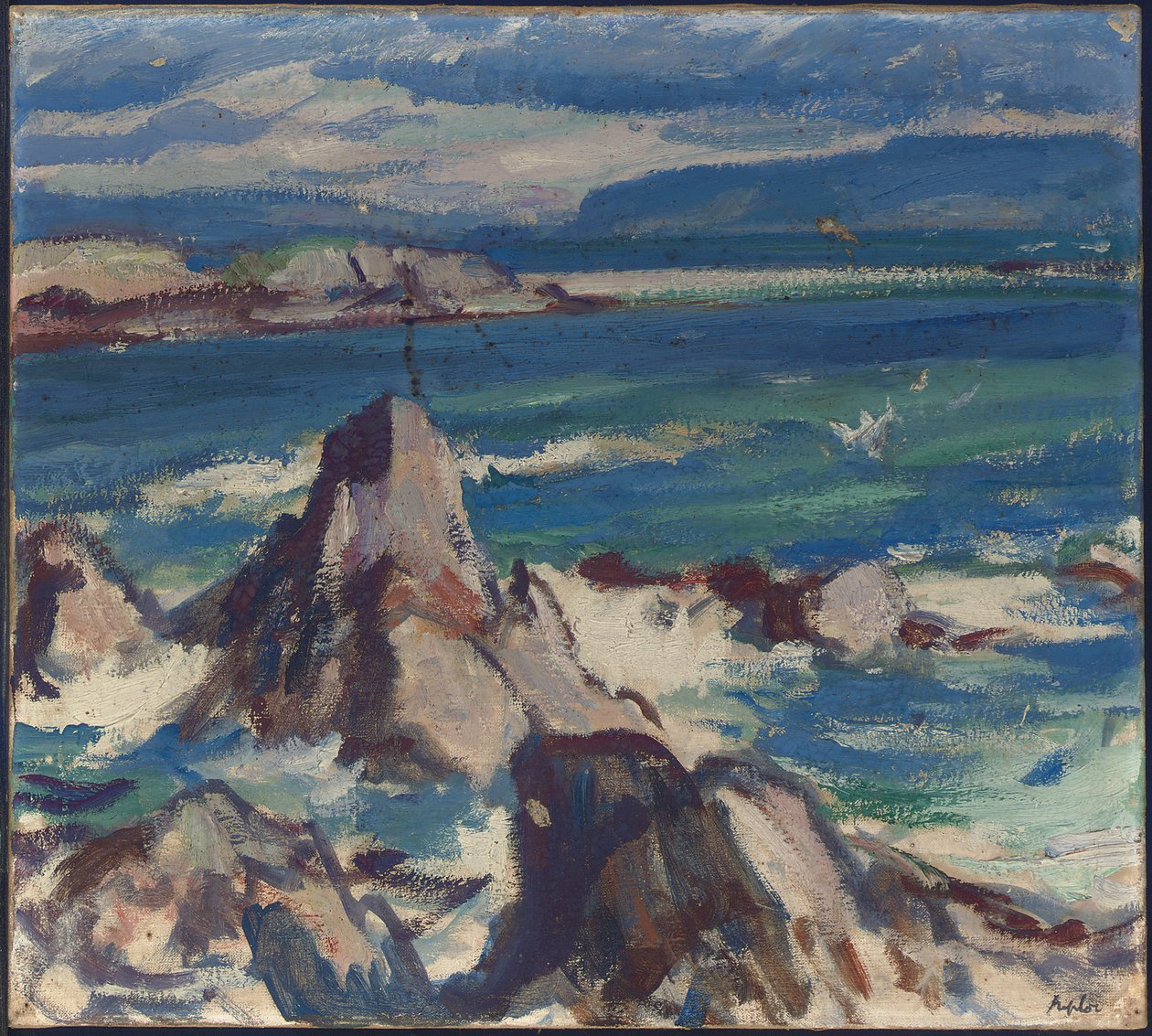 Skały i morze, Iona autorstwa Samuel John Peploe