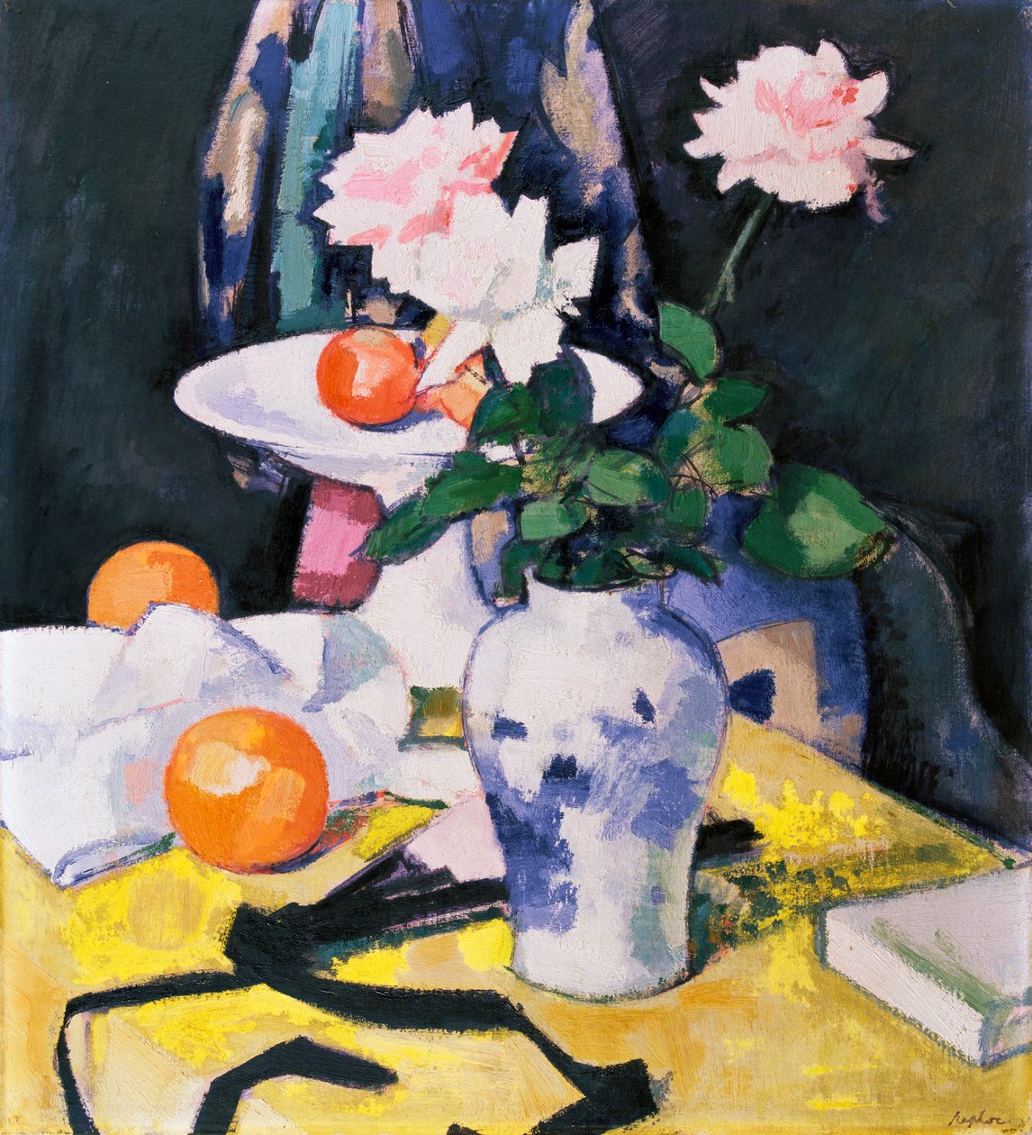 Róże i Pomarańcze autorstwa Samuel John Peploe