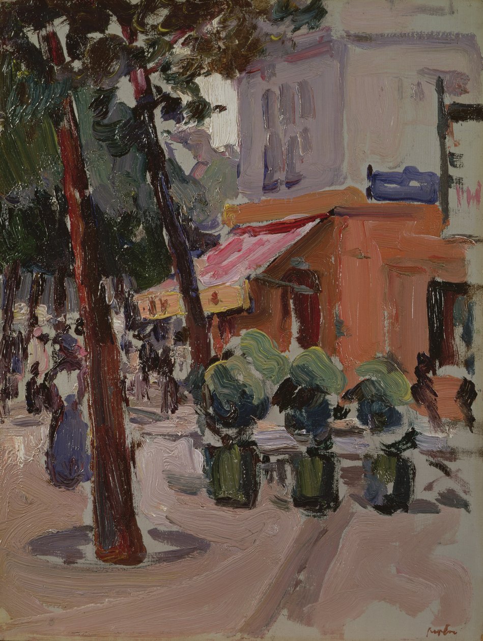 Ogrody Luksemburskie (olej na płótnie) autorstwa Samuel John Peploe