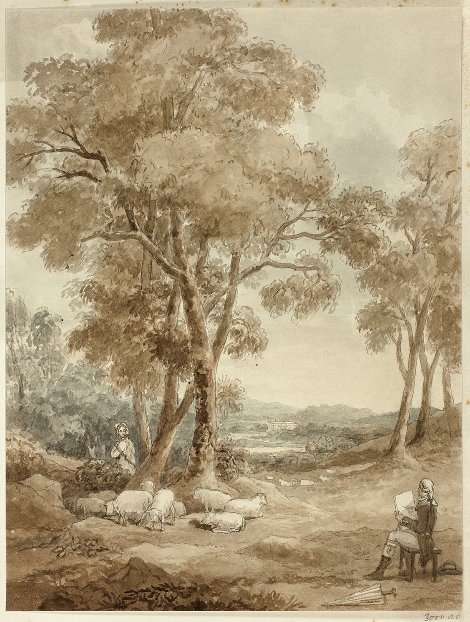 Gainsborough po raz pierwszy zobaczył młodą damę, która autorstwa Samuel John Stump