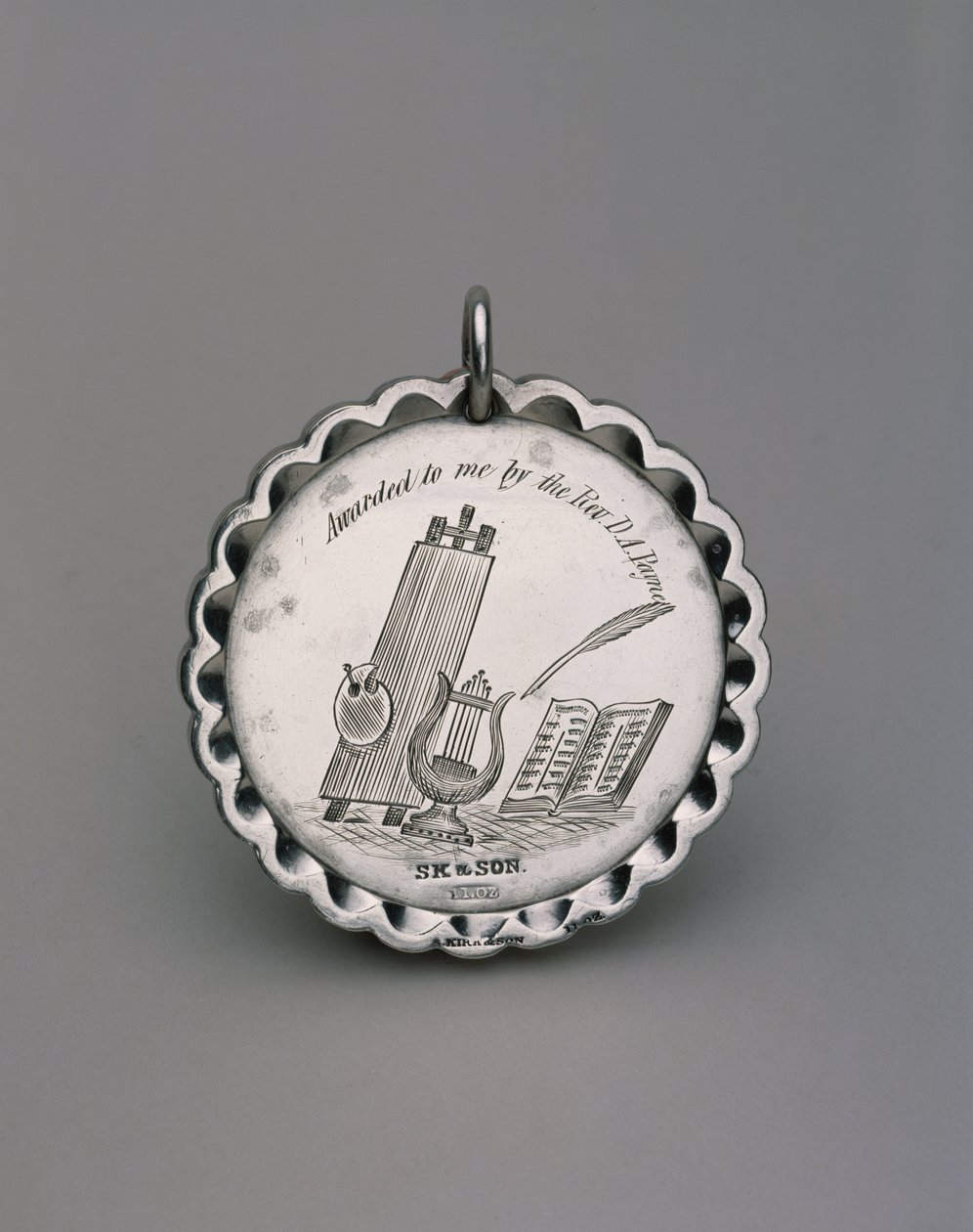 Medal haftu, ok.1850 (srebrny) autorstwa Samuel Kirk