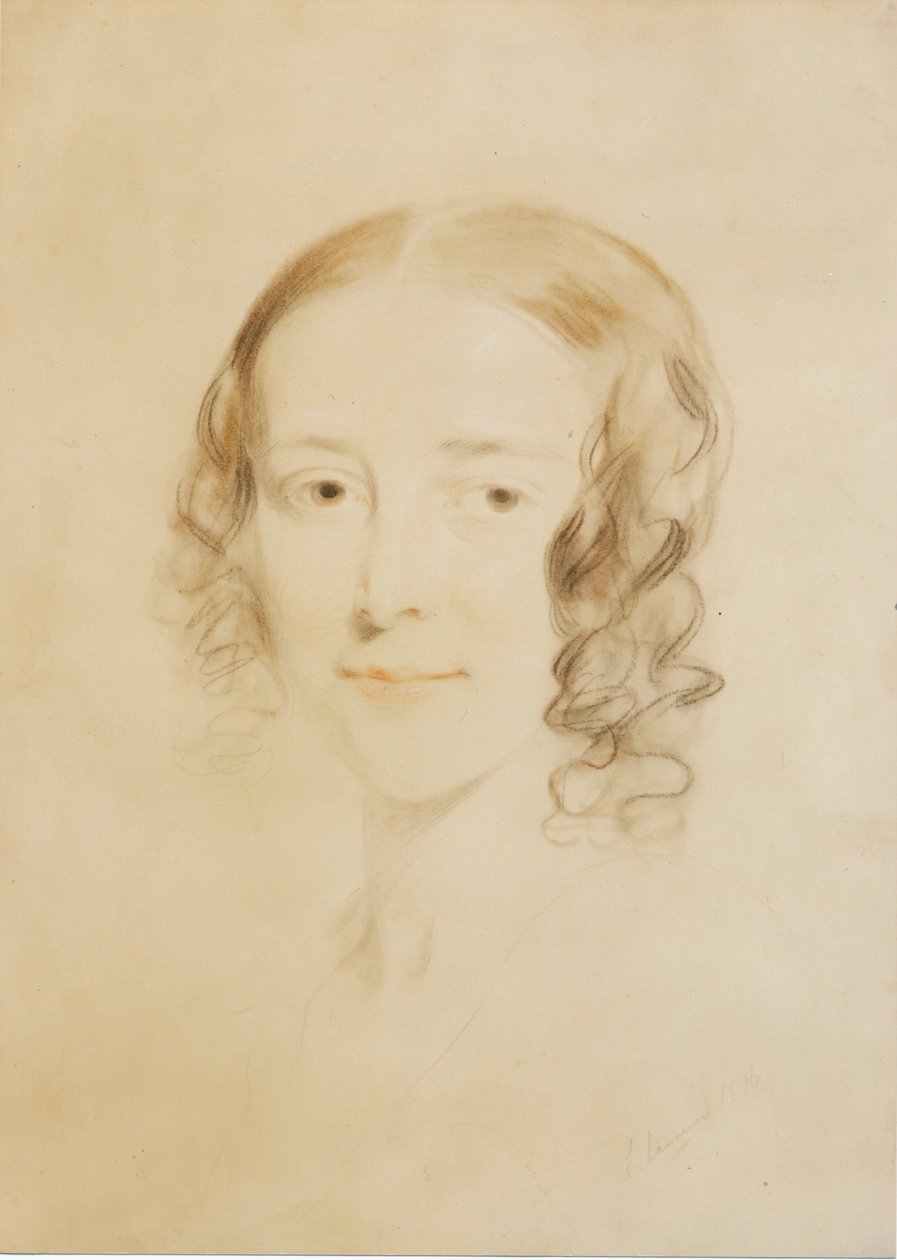 Frances Elizabeth Dickens (Fanny Burnett), 1836 (pastel i kredka na papierze) autorstwa Samuel Laurence