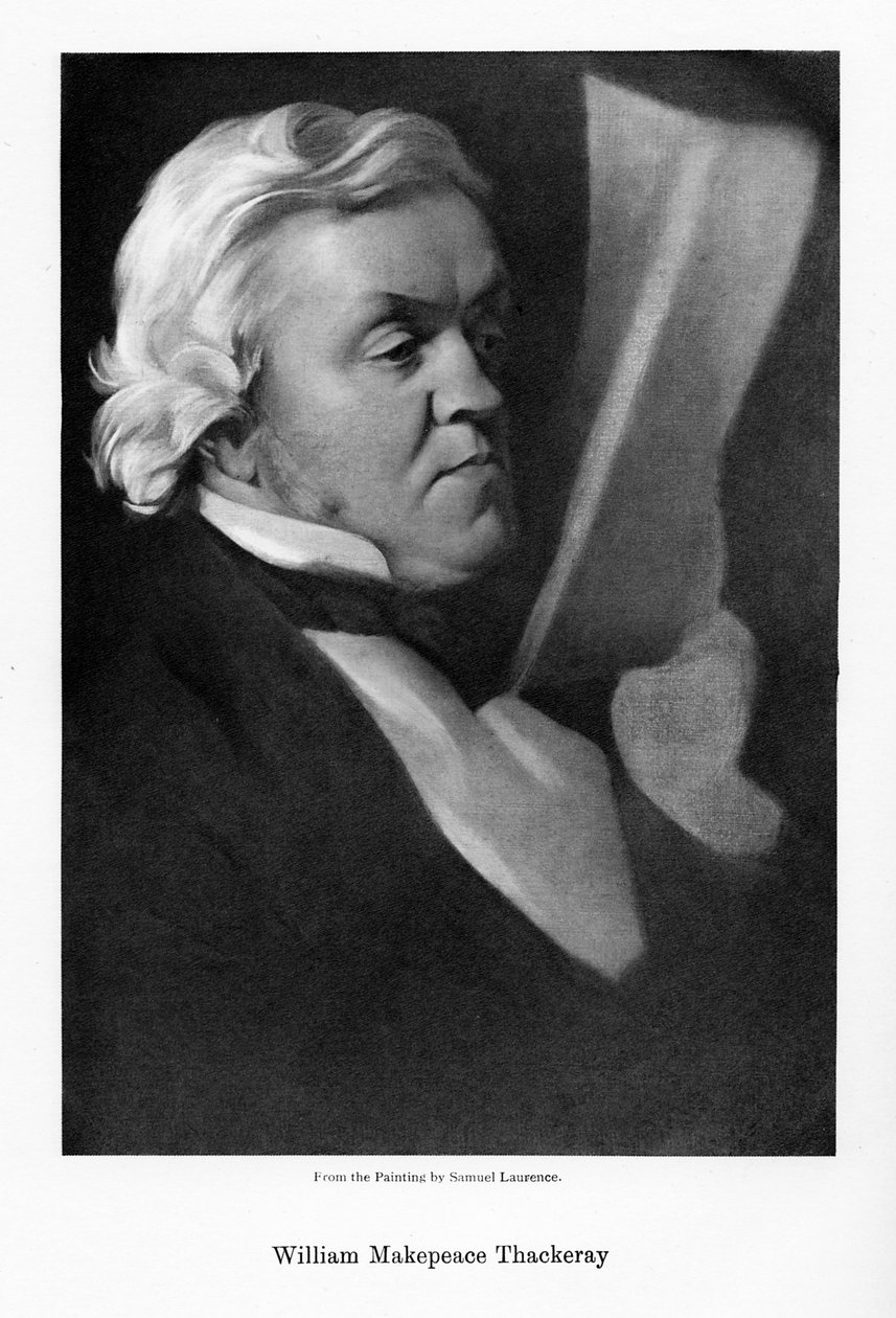 William Makepeace Thackeray, angielski powieściopisarz, ok. 1864. autorstwa Samuel Laurence