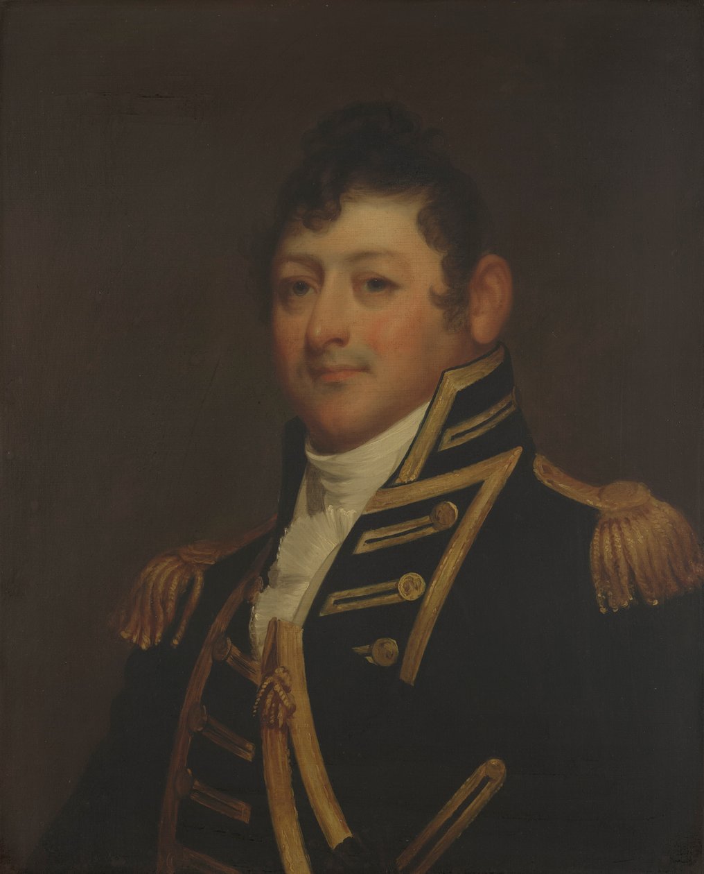 Komandor Isaac Hull (1773-1843) (kopia wg Gilberta Stuarta) autorstwa Samuel Lovett Waldo