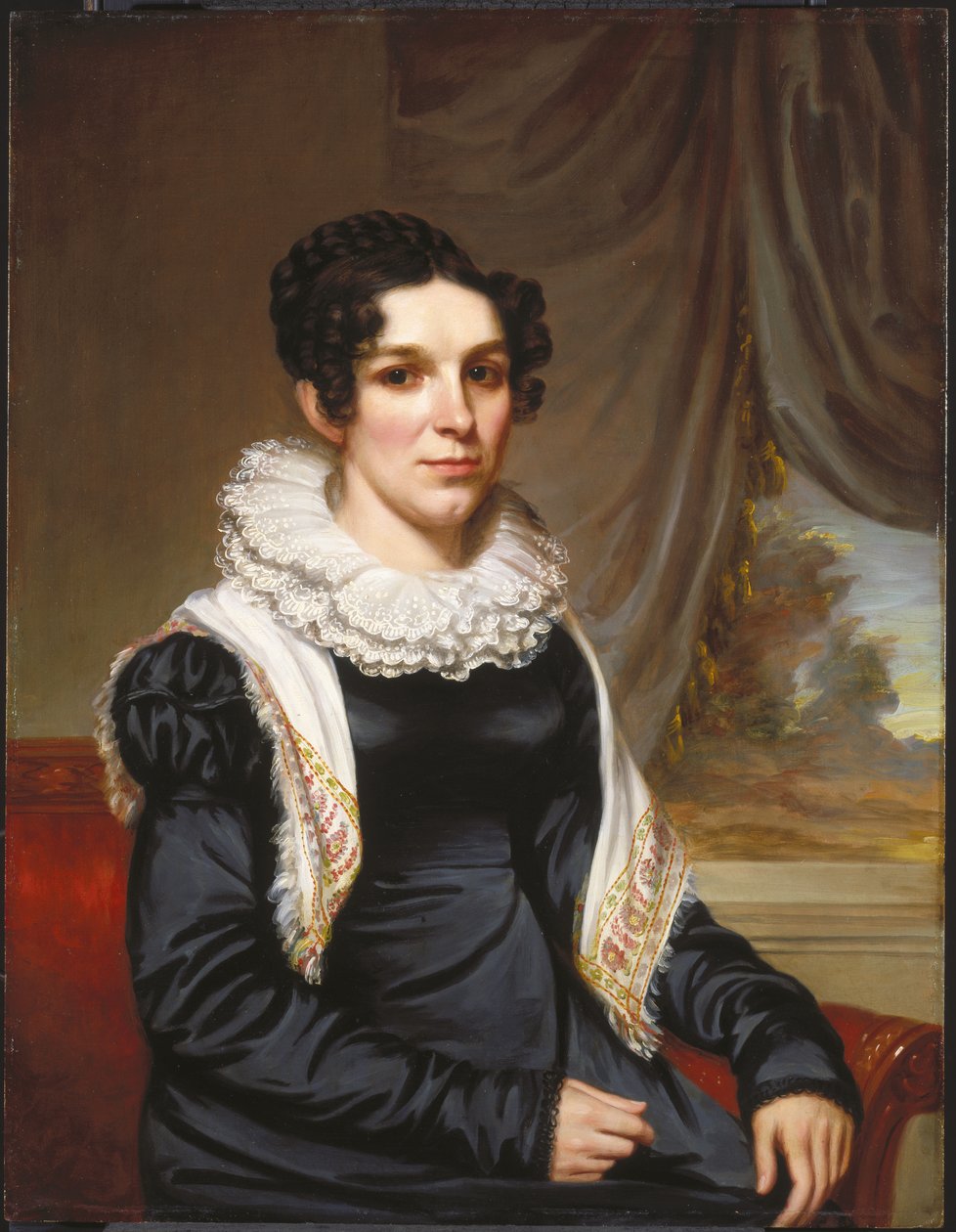 Maria Clarissa Leavitt (olej na desce) (patrz także 212147) autorstwa Samuel Lovett Waldo