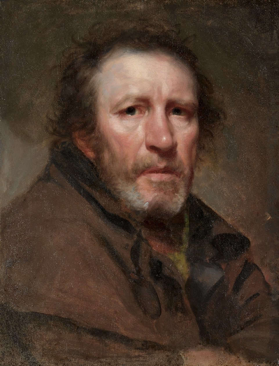 „Old Pat”, Niezależny żebrak, ok. 1819 (olej na drewnie) autorstwa Samuel Lovett Waldo