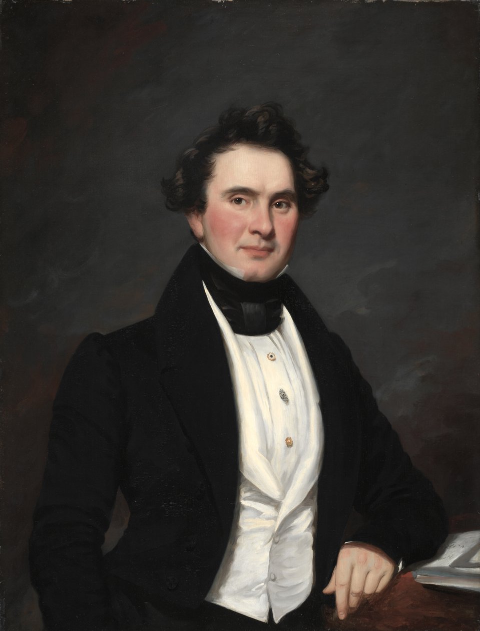 Portret mężczyzny autorstwa Samuel Lovett Waldo