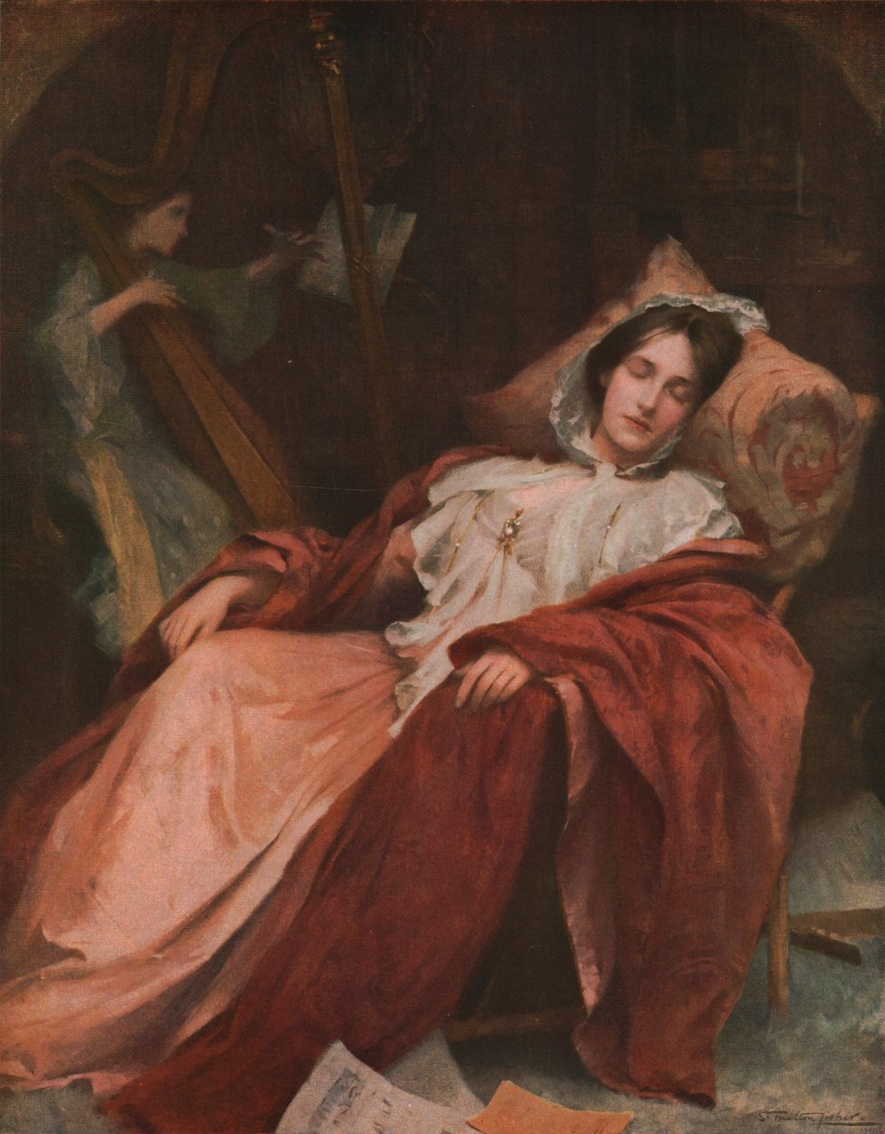 Sny, koniec XIX wieku, ok. 1930. autorstwa Samuel Melton Fisher