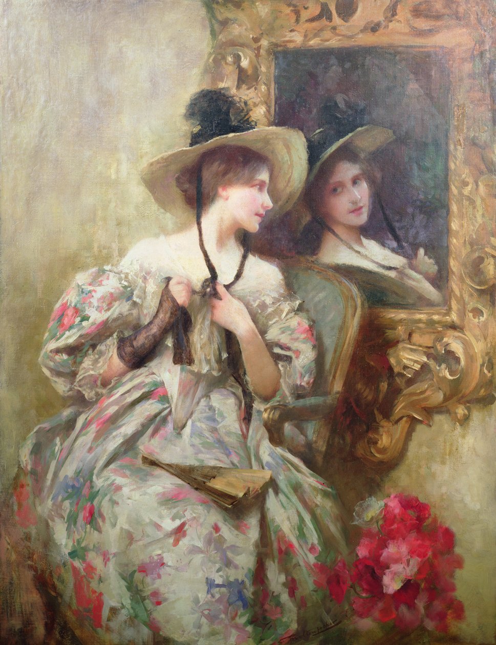 Odbicia (olej na płótnie) autorstwa Samuel Melton Fisher
