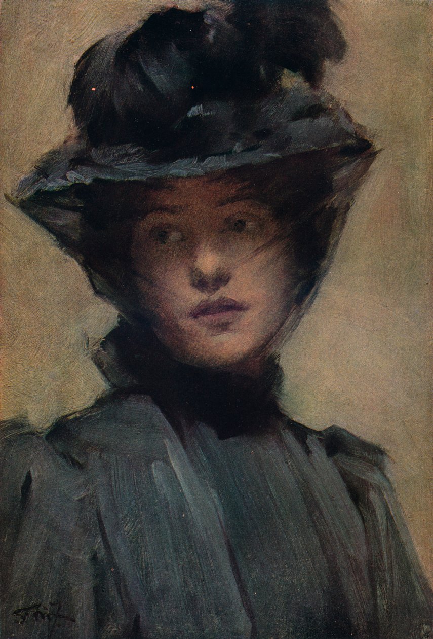 Czarny welon, XIX w. autorstwa Samuel Melton Fisher