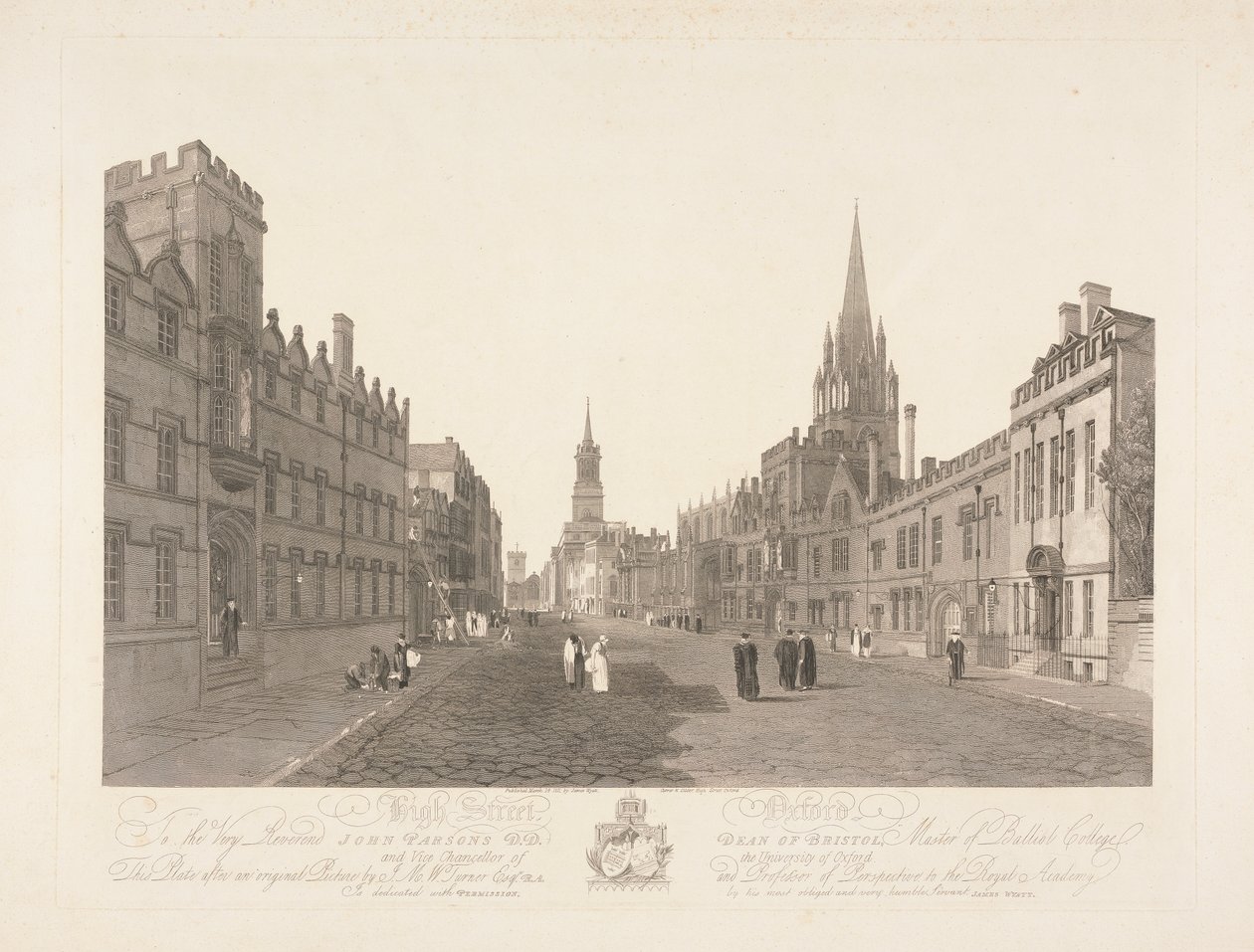 High Street w Oksfordzie autorstwa Samuel Middiman