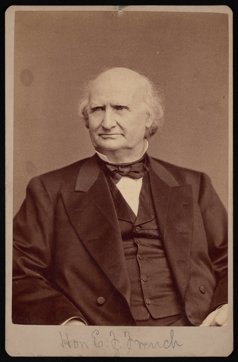 Portret Ezry Bartletta Francuza 1810-1880, 1878. autorstwa Samuel Montague Fassett
