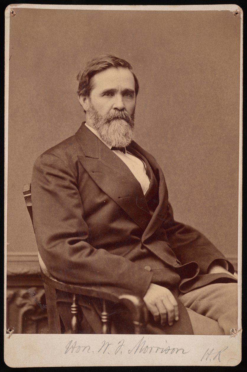 Portret Hon. W.F. Morrison, w latach 1876-1880. autorstwa Samuel Montague Fassett