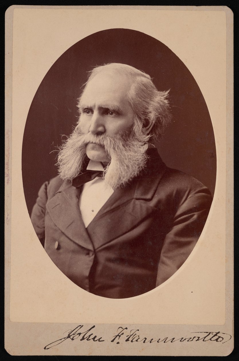 Portret Johna Franklina Farnswortha 1820-1897, przed 1897. autorstwa Samuel Montague Fassett