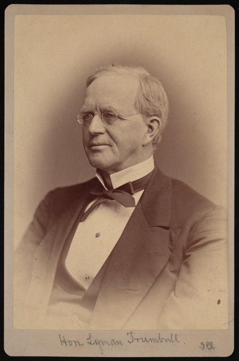 Portret Lymana Trumbulla 1813-1896, 1877. autorstwa Samuel Montague Fassett