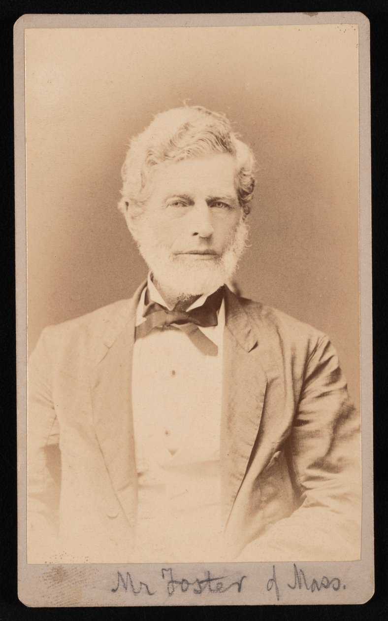 Portret pana Fostera z Massachusetts, w latach 1876-1880. autorstwa Samuel Montague Fassett