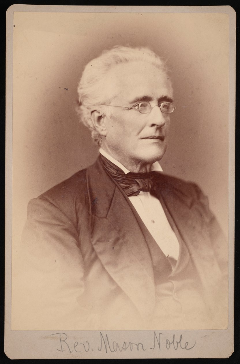 Portret ks. Masona Noble 1809-1881, w latach 1876-1880. autorstwa Samuel Montague Fassett
