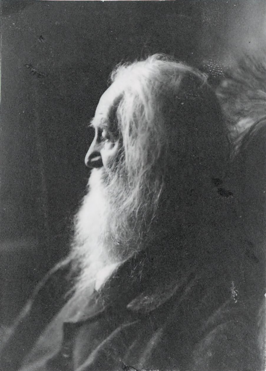 Walt Whitman w Camden, NJ, c. 1891. autorstwa Samuel Murray