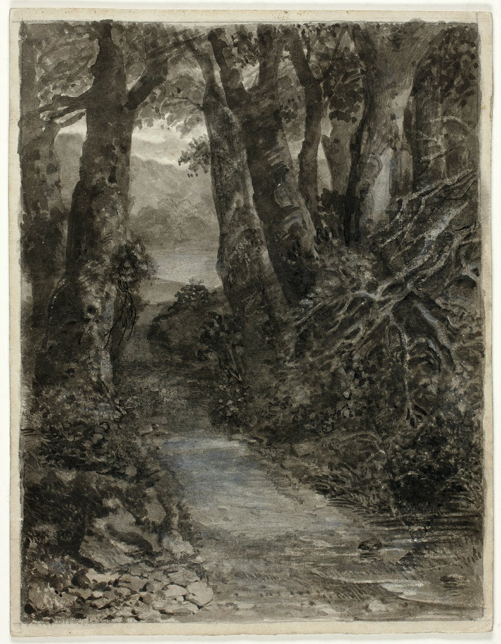 Badanie leśne autorstwa Samuel Palmer