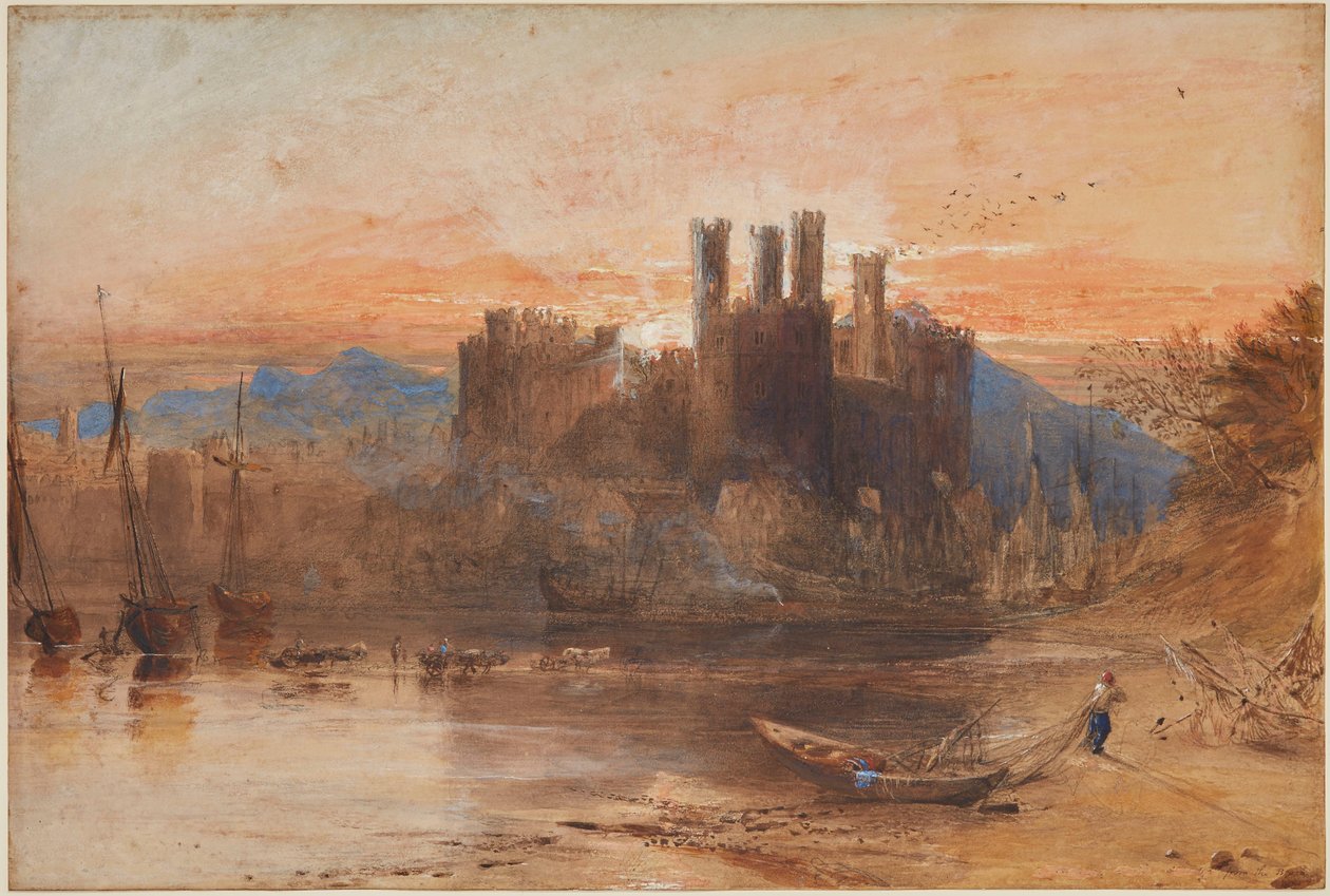 Zamek Caernarvon, Walia Północna autorstwa Samuel Palmer