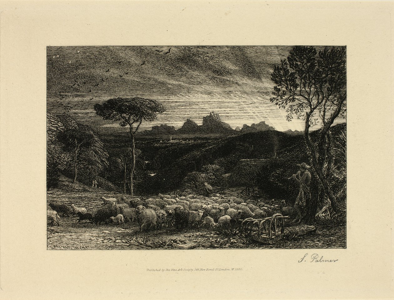 Wczesny poranek autorstwa Samuel Palmer