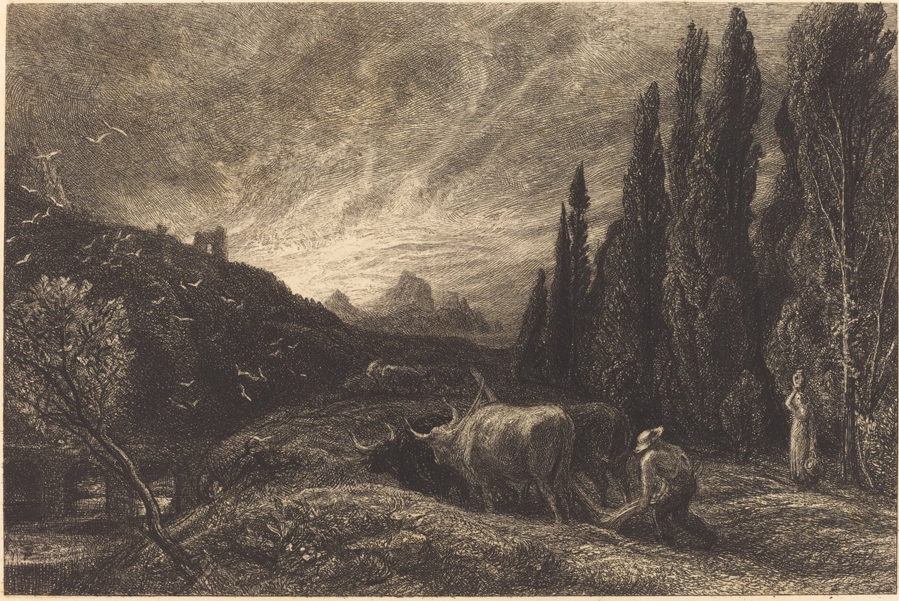 Wczesny oracz autorstwa Samuel Palmer