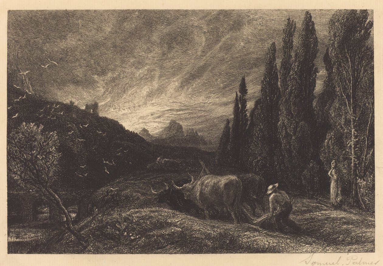 Wczesny oracz autorstwa Samuel Palmer