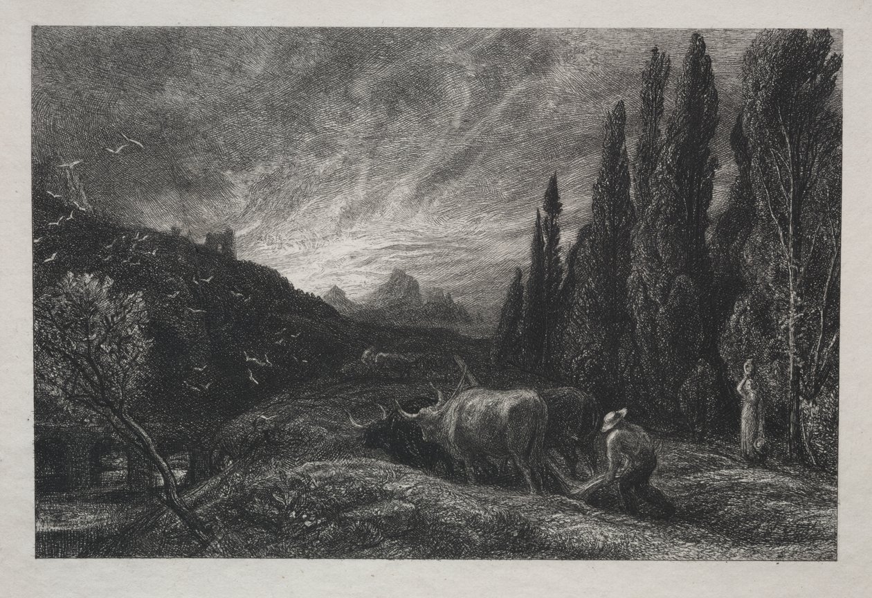 Wczesny oracz autorstwa Samuel Palmer