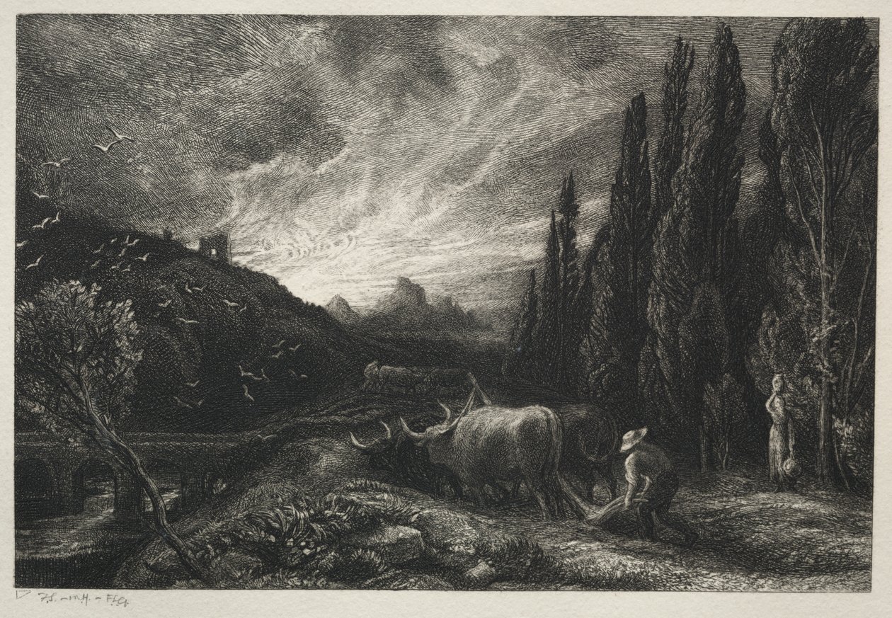 Wczesny oracz autorstwa Samuel Palmer