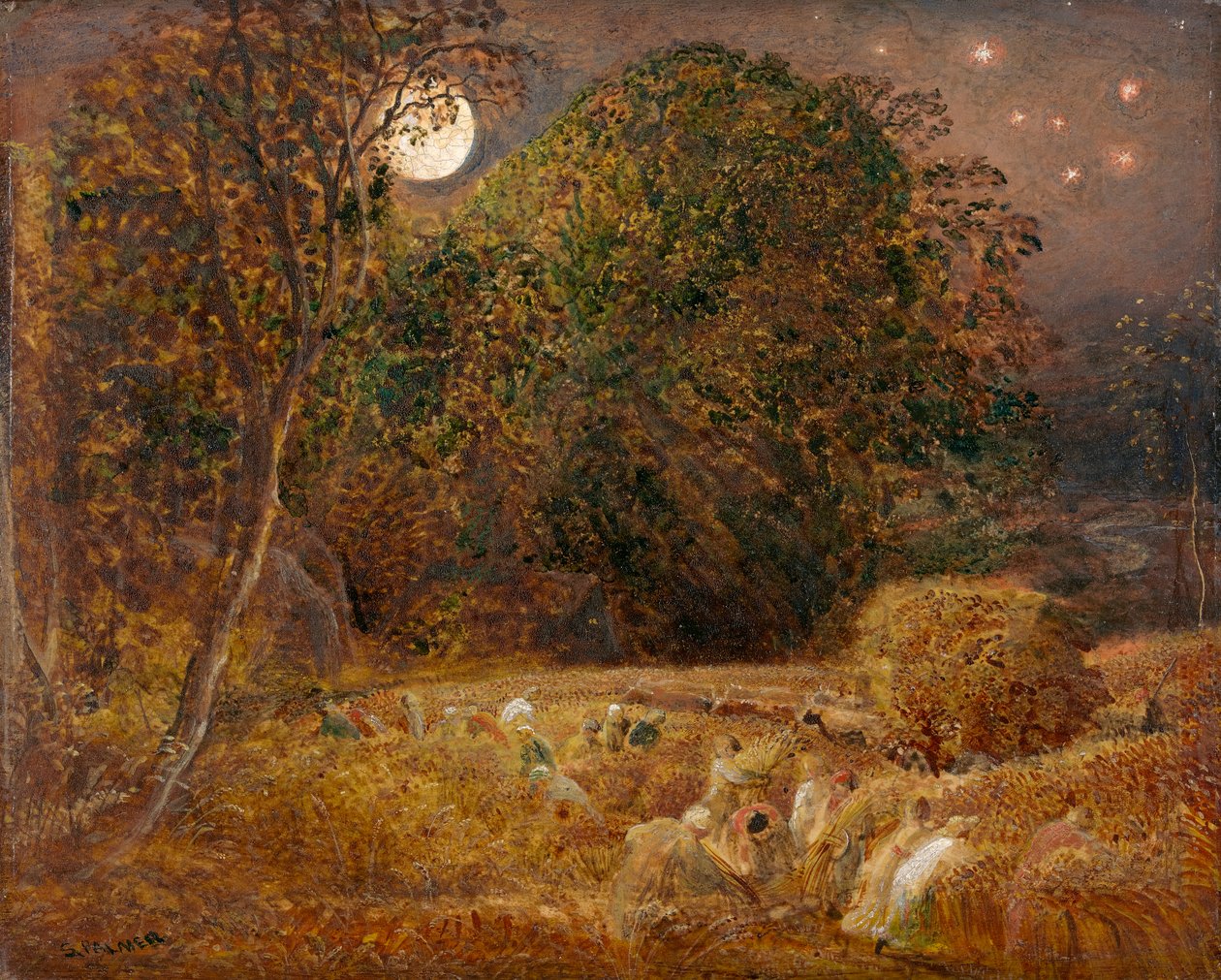 Księżyc Żniw autorstwa Samuel Palmer