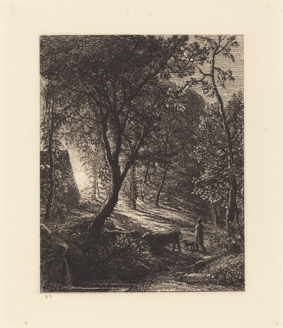 Chata pasterza autorstwa Samuel Palmer