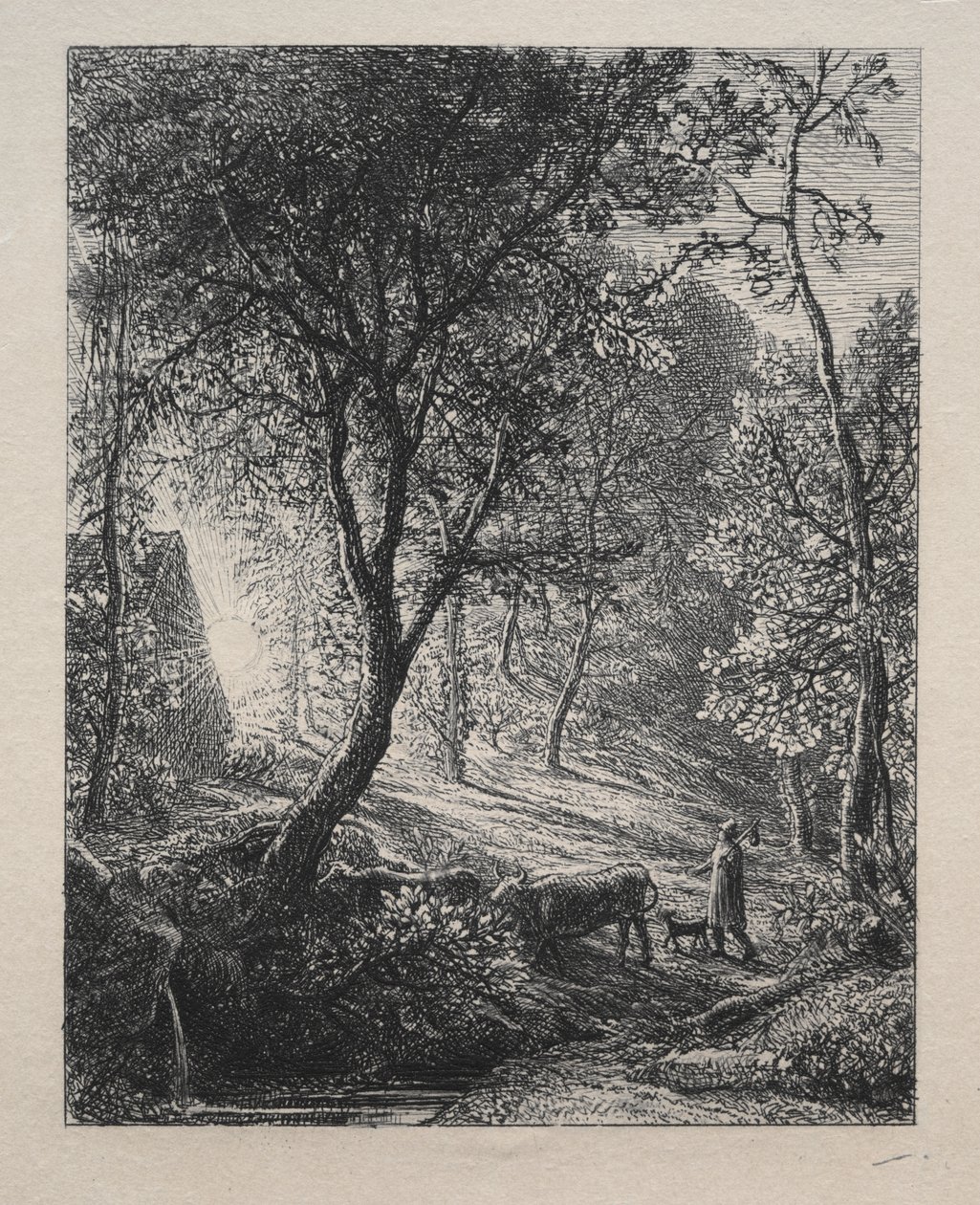 Chata pasterza autorstwa Samuel Palmer