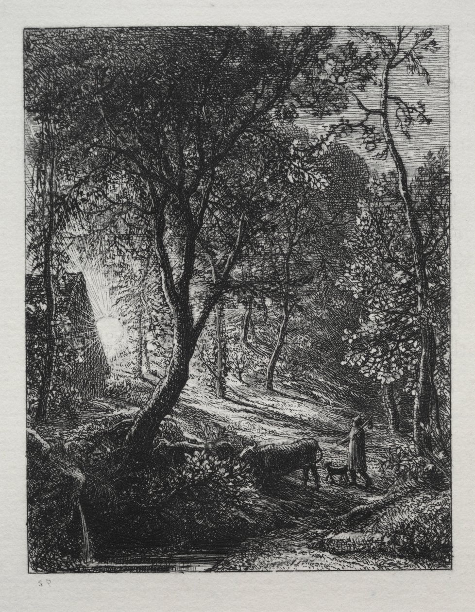 Chata pasterza autorstwa Samuel Palmer
