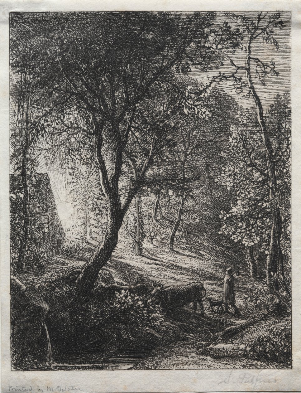 Chata pasterza autorstwa Samuel Palmer