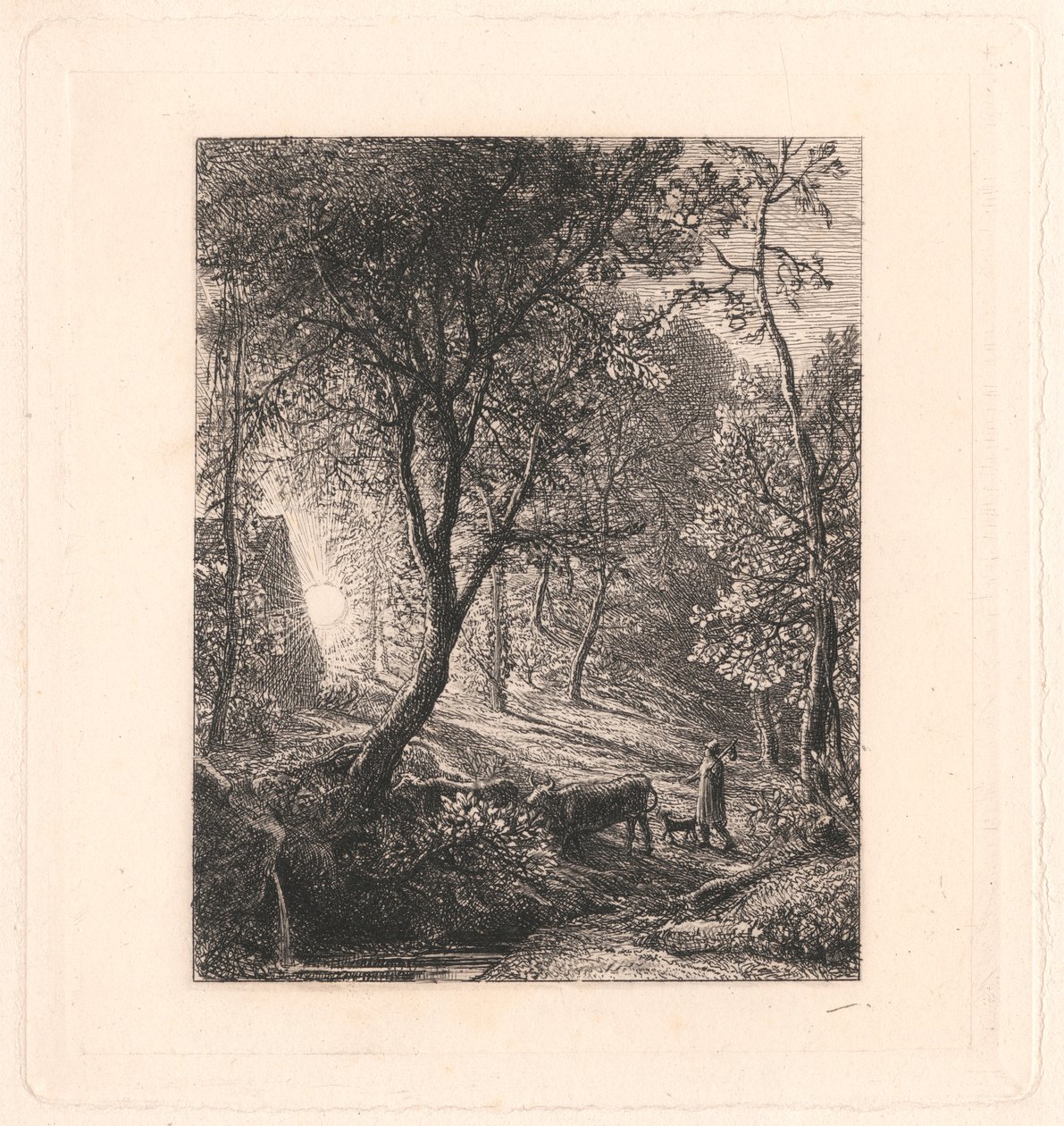 Chata Pasterza autorstwa Samuel Palmer