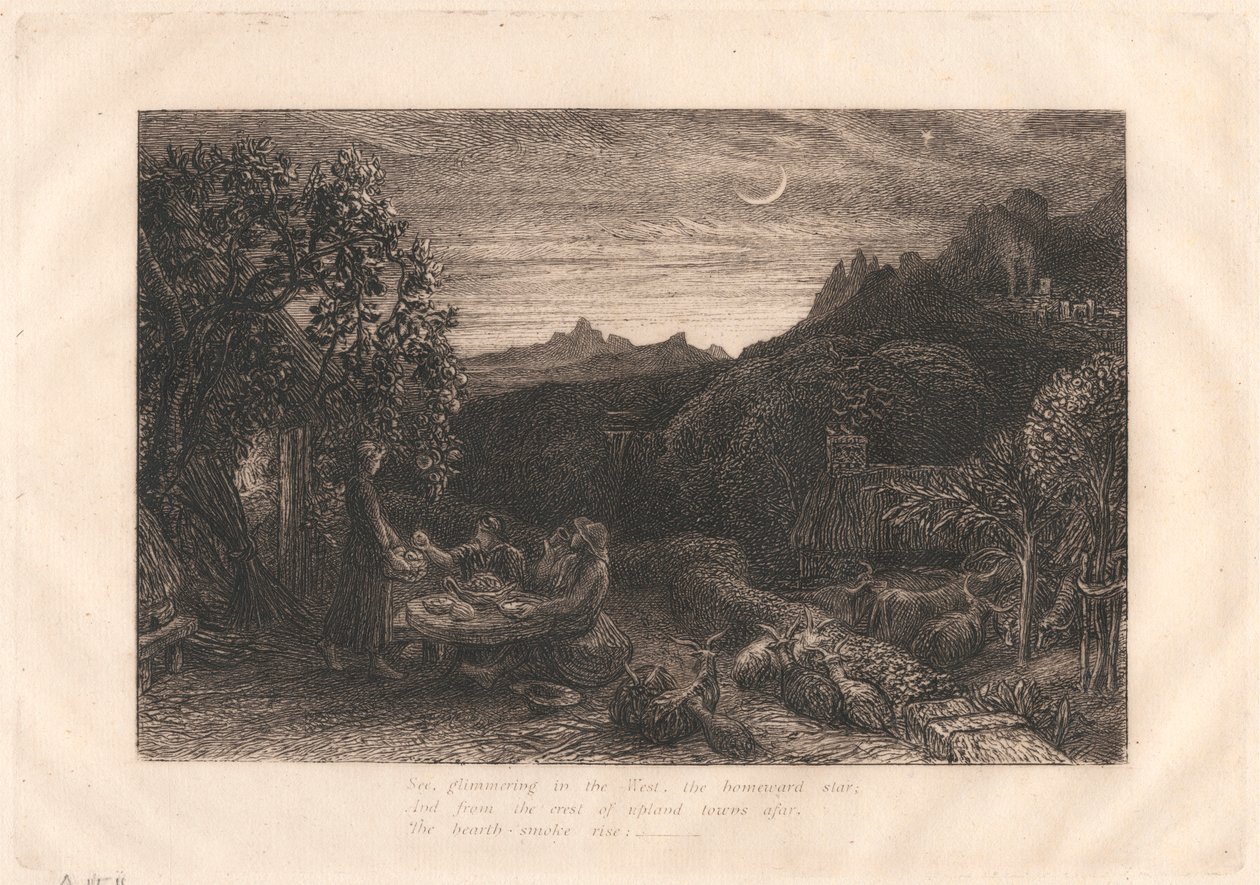 Gwiazda powrotu do domu autorstwa Samuel Palmer