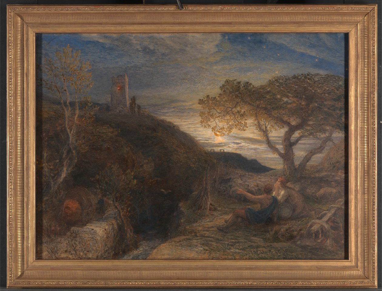 Samotna Wieża autorstwa Samuel Palmer