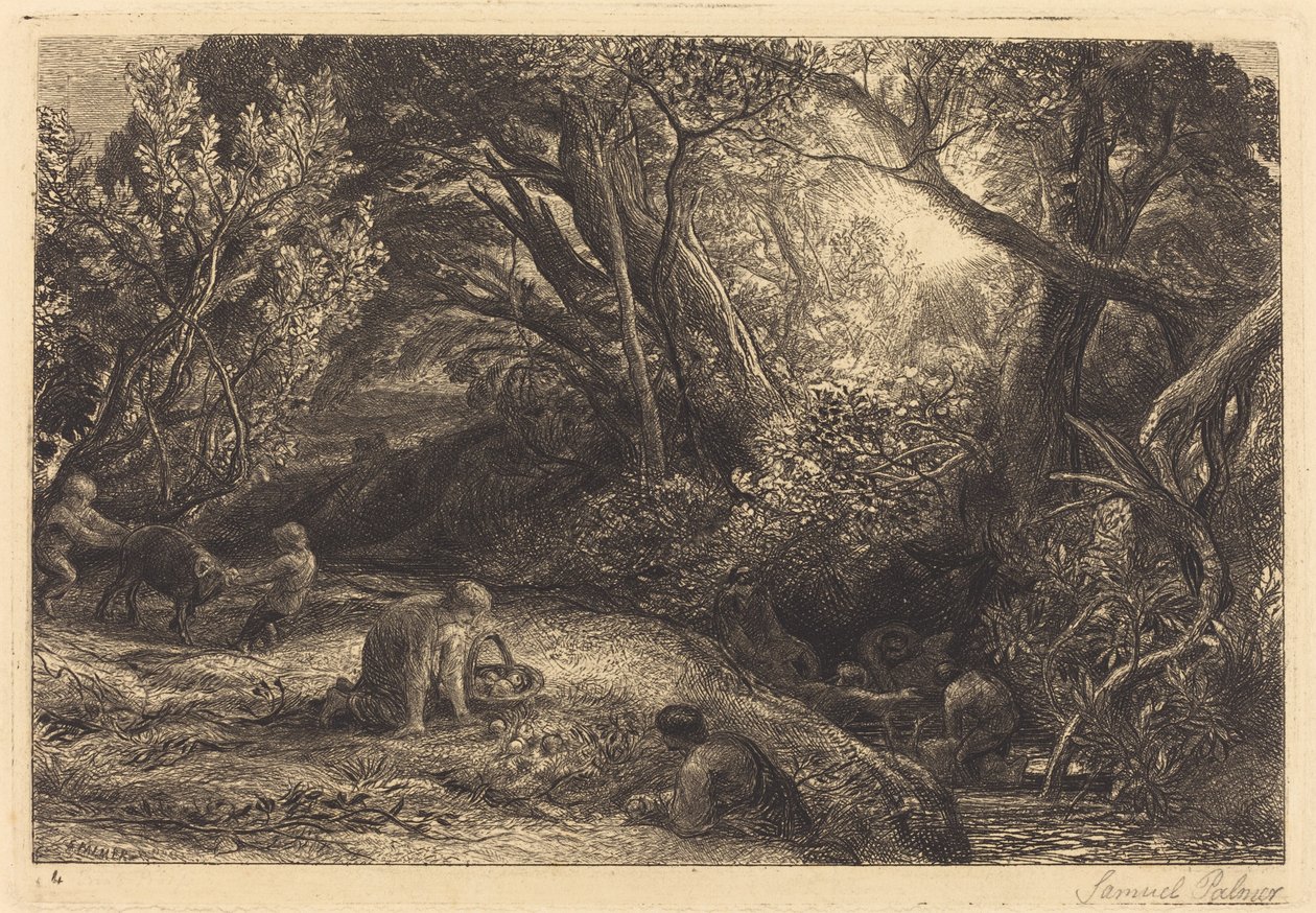 Poranek życia autorstwa Samuel Palmer