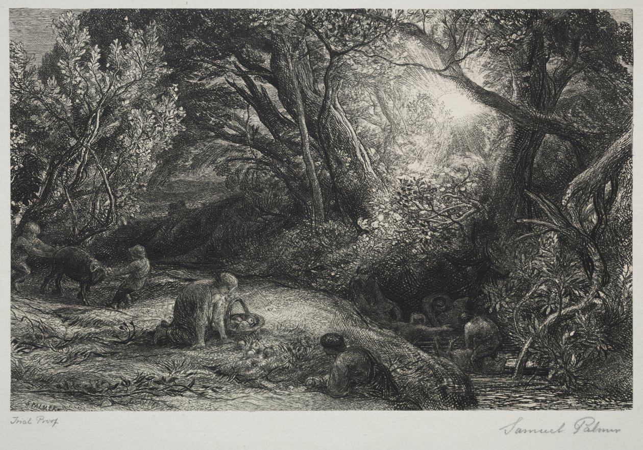 Poranek życia autorstwa Samuel Palmer