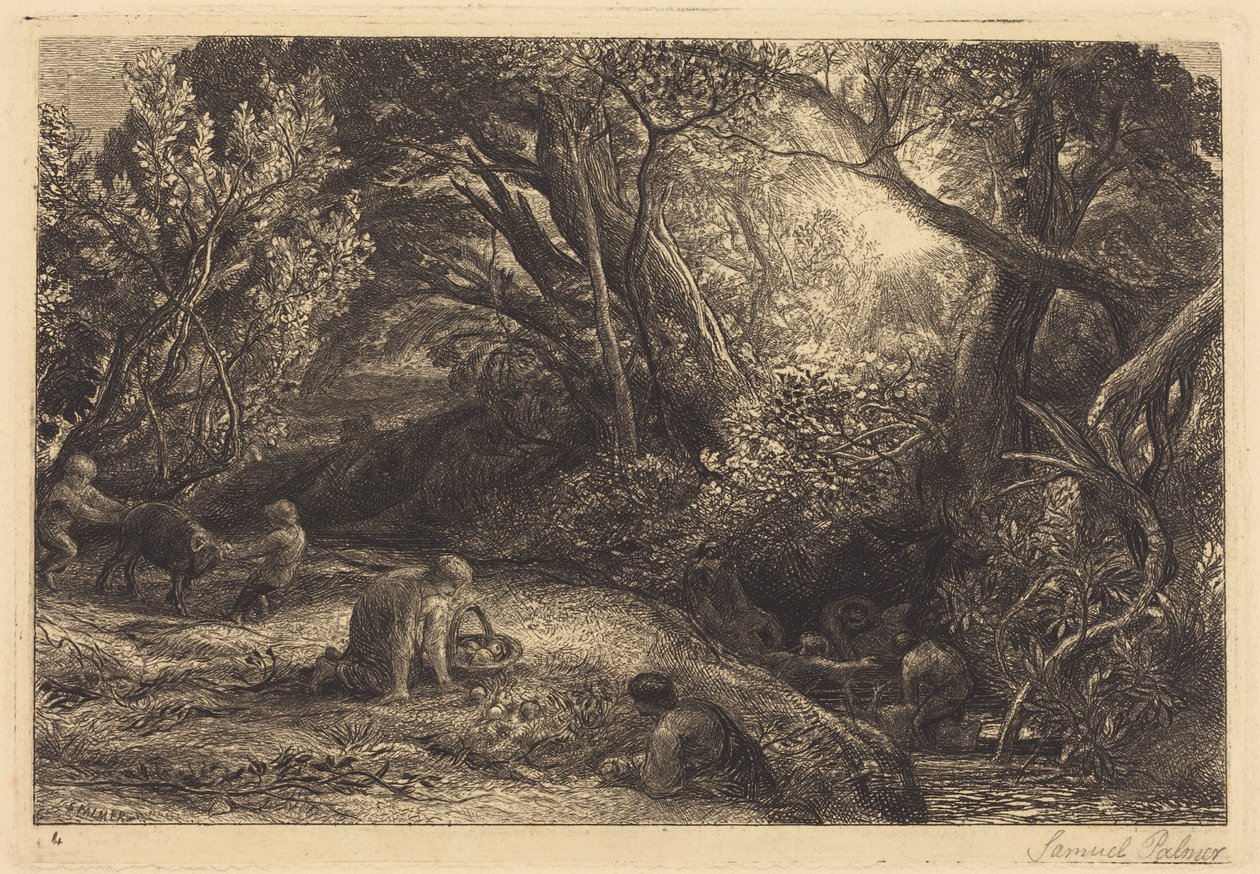 Poranek życia autorstwa Samuel Palmer