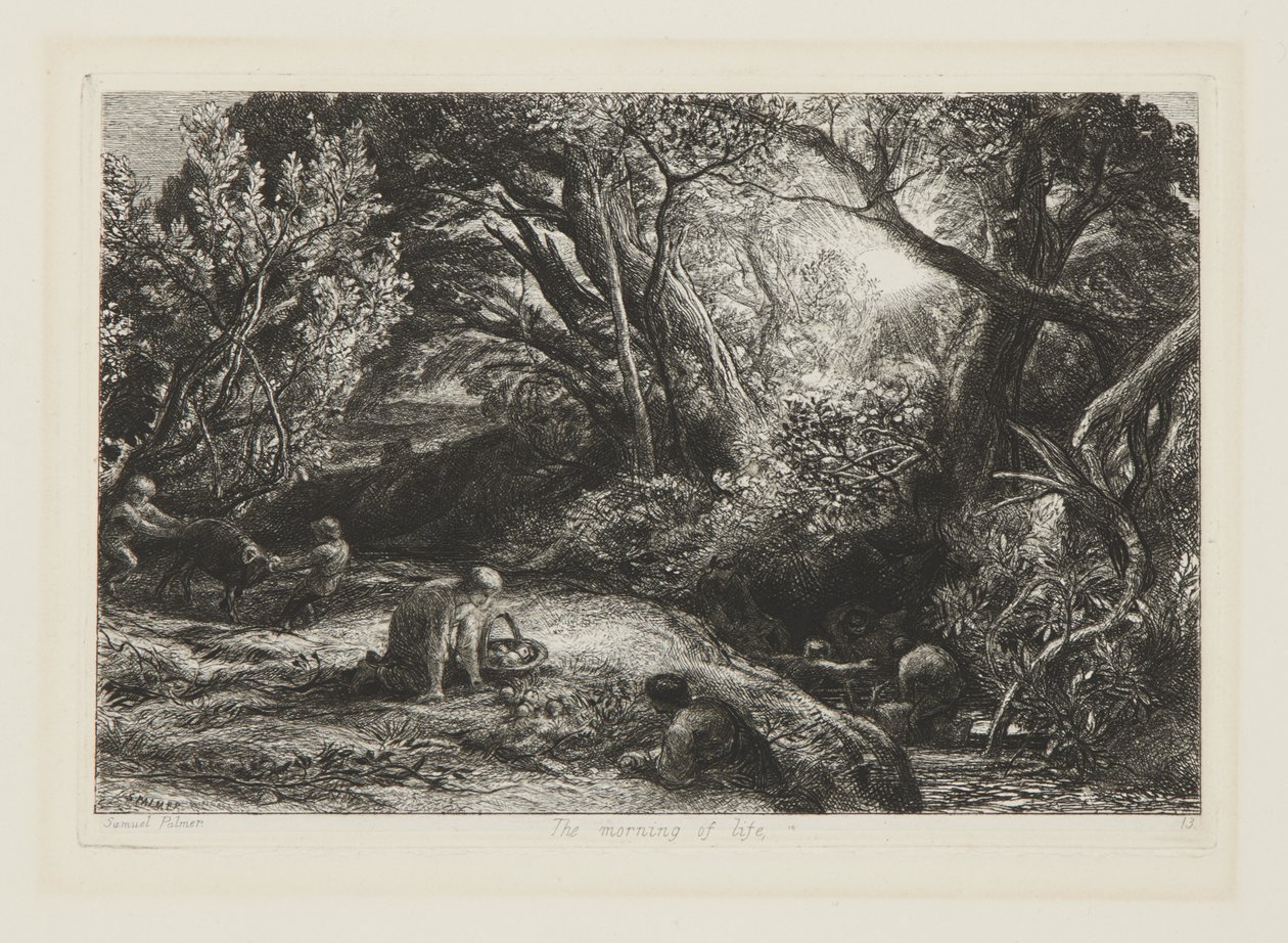 Poranek życia autorstwa Samuel Palmer