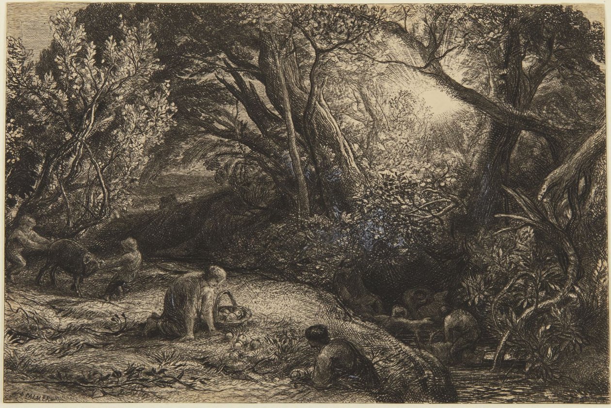 „Poranek życia” autorstwa Samuel Palmer