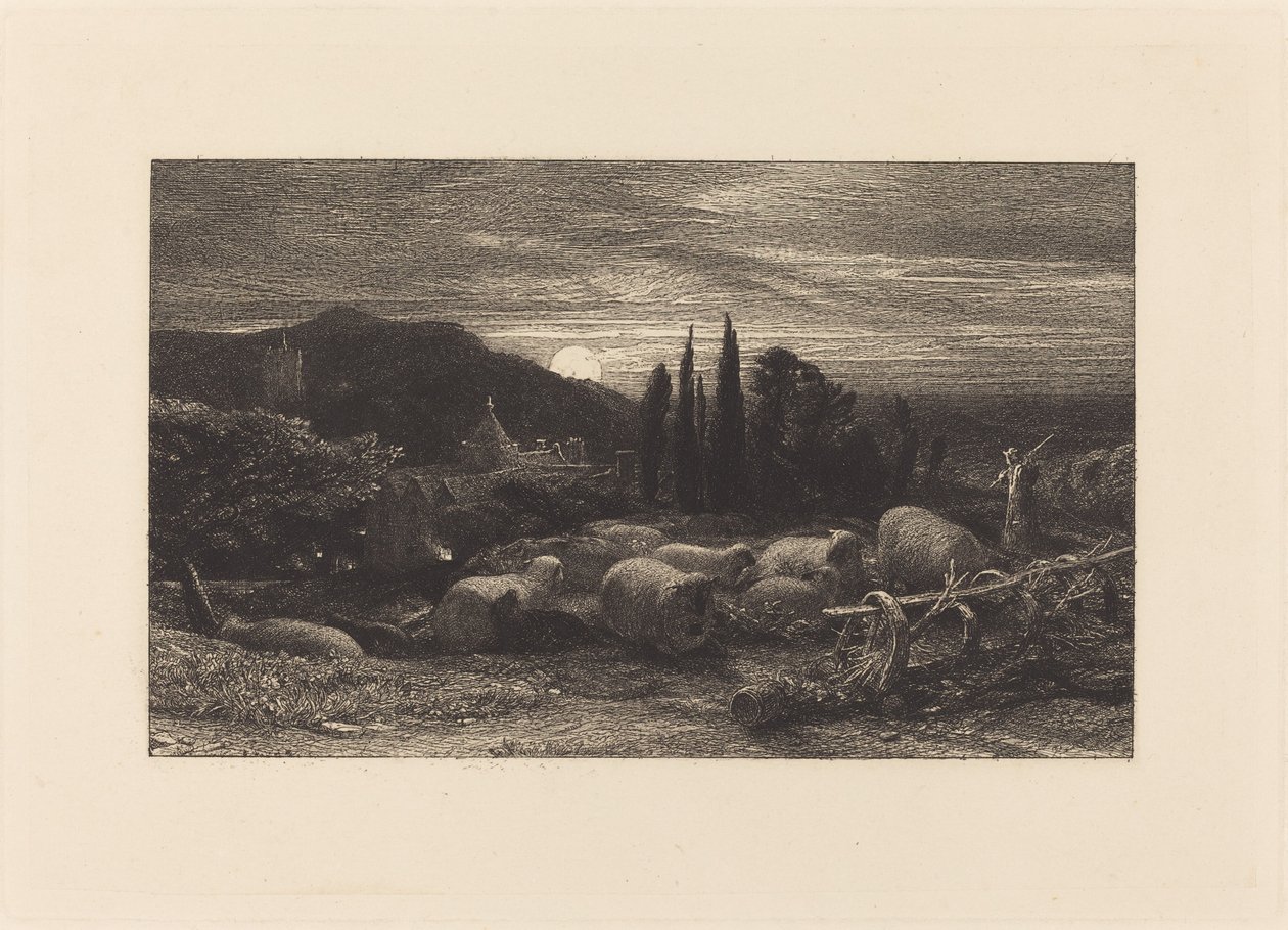 Wschodzący księżyc, czyli angielskie duszpasterstwo autorstwa Samuel Palmer
