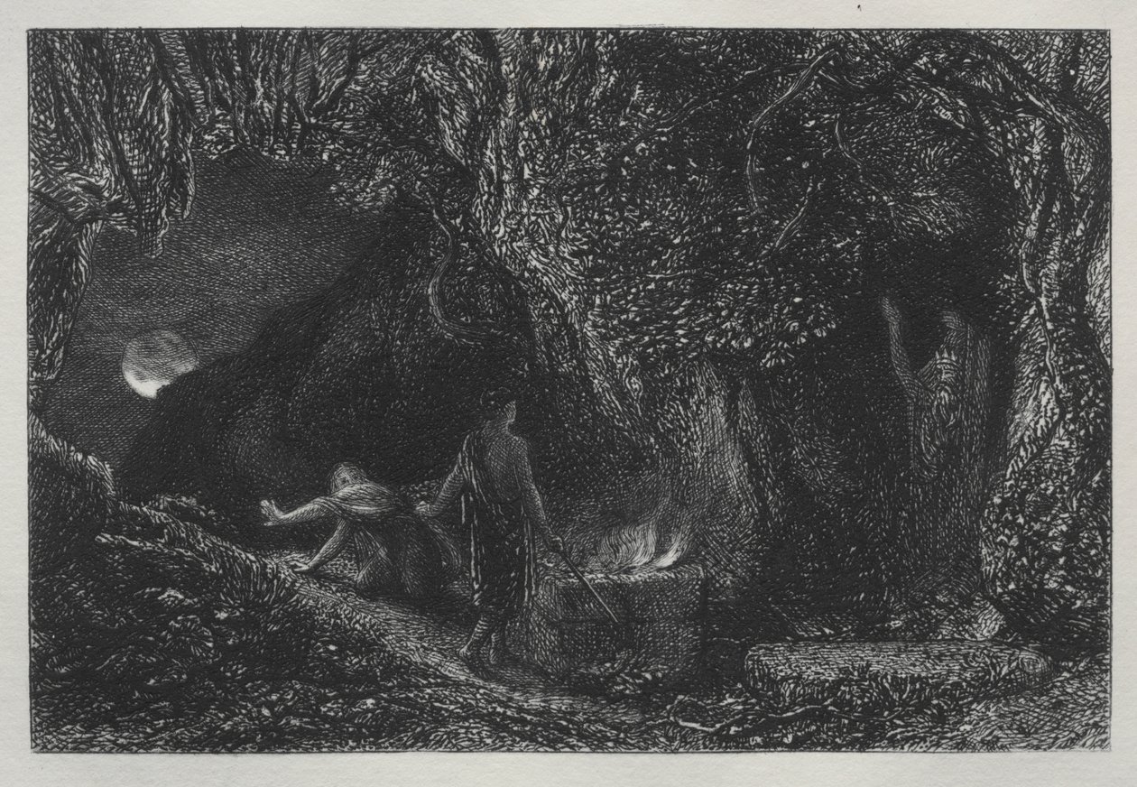 Grobowiec autorstwa Samuel Palmer