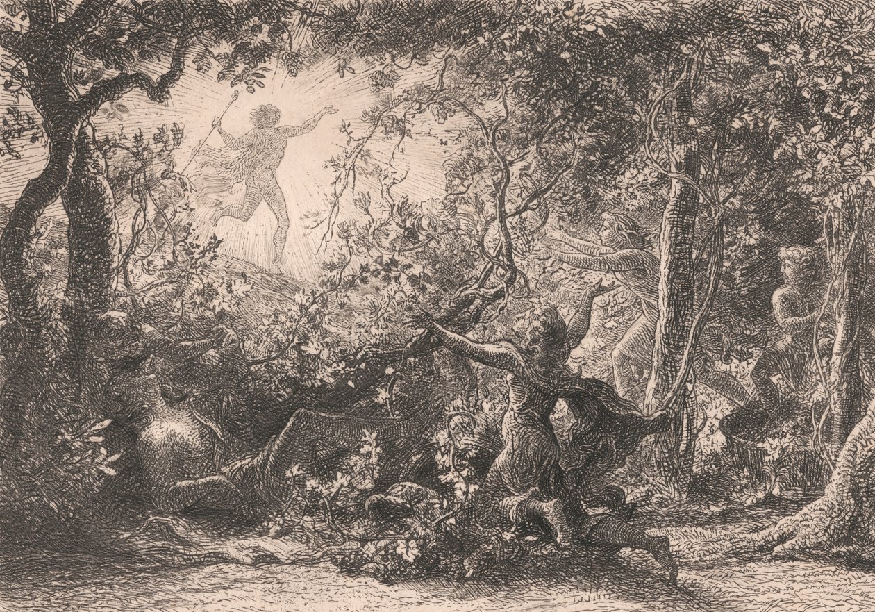 Winorośl autorstwa Samuel Palmer