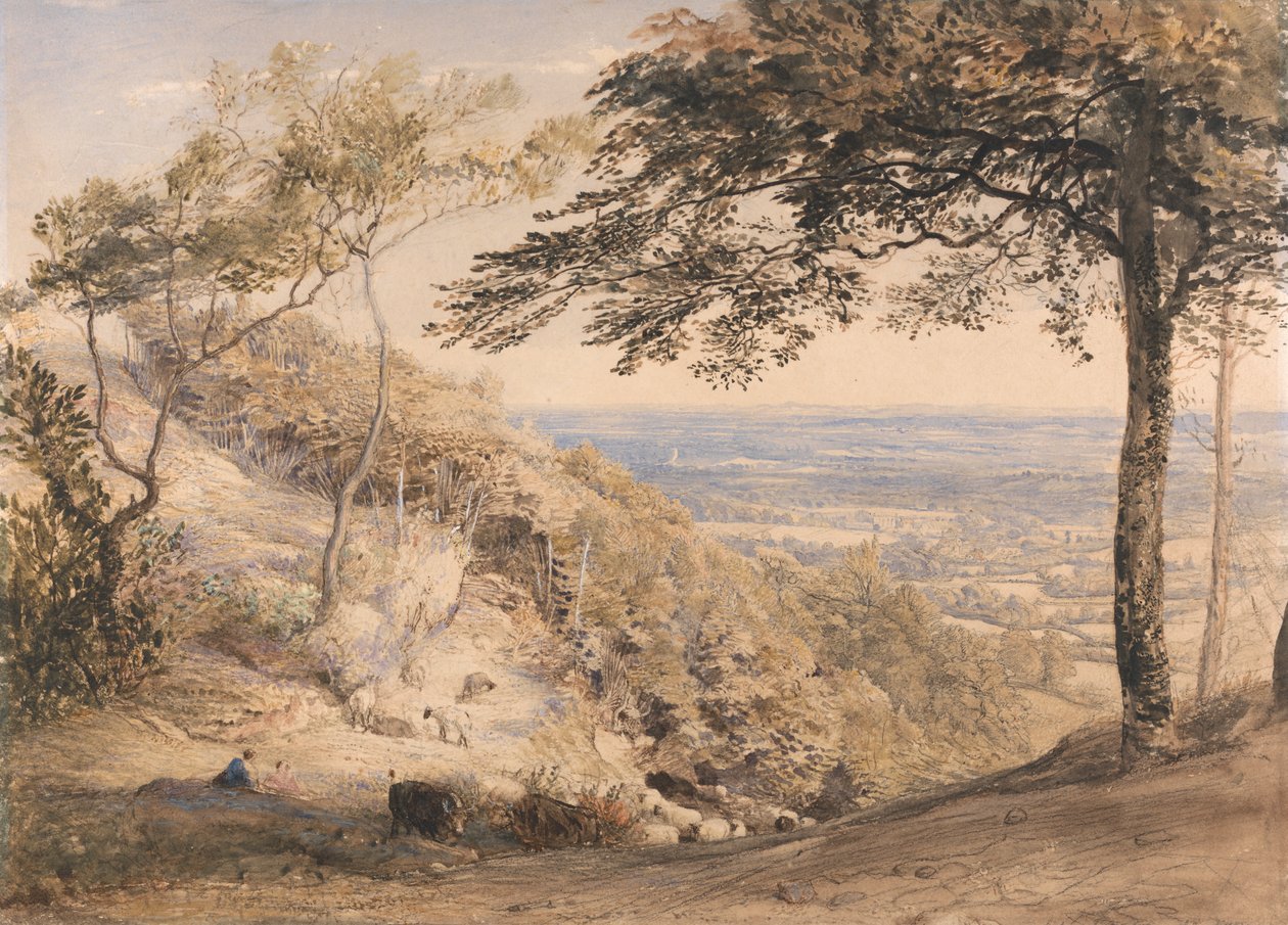 Wzgórze Wilmota, Kent autorstwa Samuel Palmer