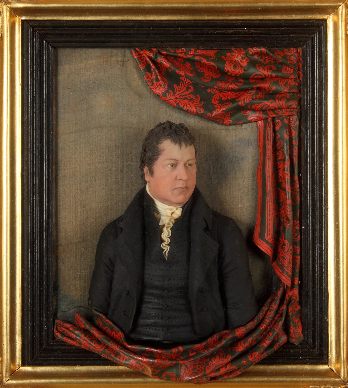 Portret Williama Cowdroya, ok. 1810 r. (wosk) autorstwa Samuel Percy